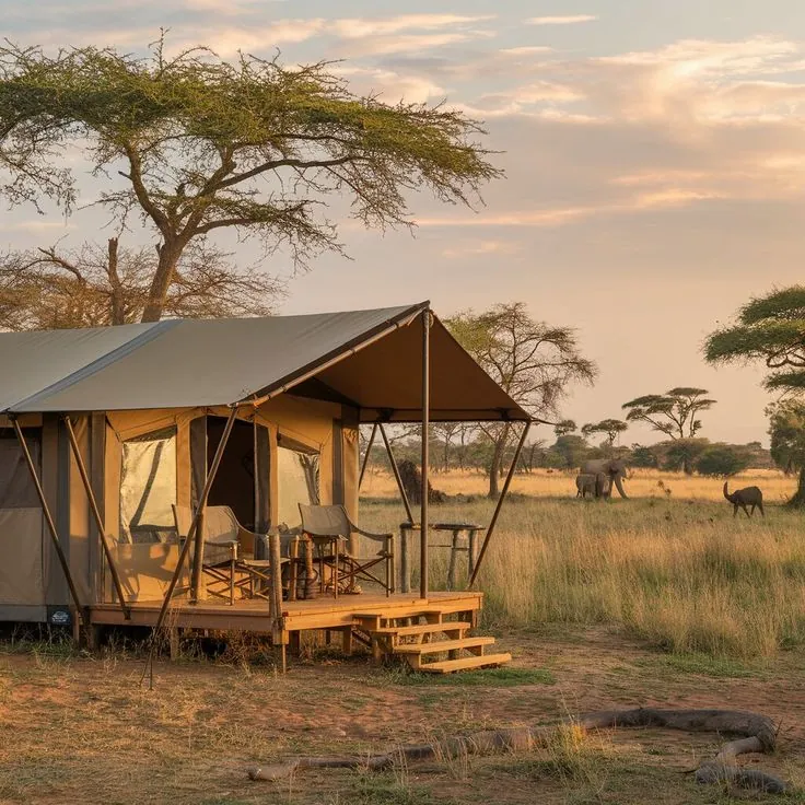 A partner lodge on the Ngorongoro crater rim